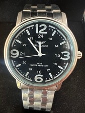 orologio black face watch