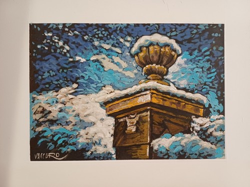 Quadro acrilico tavola - acrilico, di