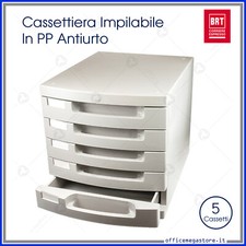 cassettiera mini in plastica