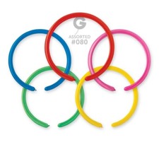 100pz Palloncini modellabili professionali 2x150 cm Assortiti pastello D2/080