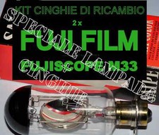 SPECIALE FUJI FILM FUJICASCOPE M 33 ★ LAMPADA CXL 8 V 50 W + KIT 2 x CINGHIE