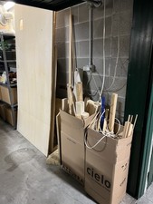 French Cleat, materiale per fai da te, pannelli in compensato da 18cm.