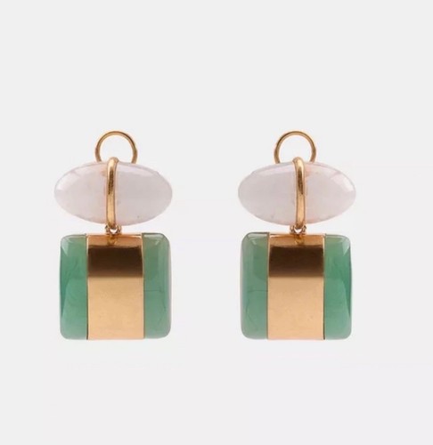 Orecchini zara con pietre - zara, |