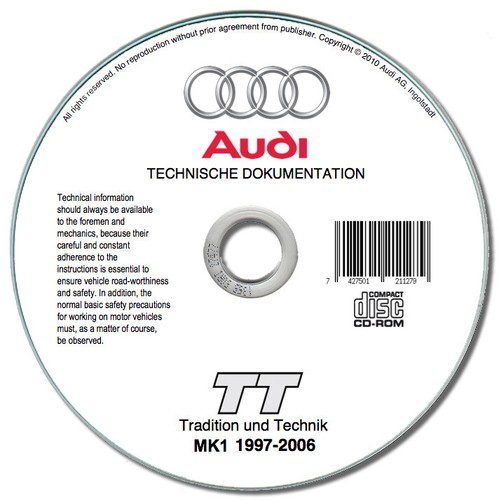 Audi 1997 2006 manuale - tt,