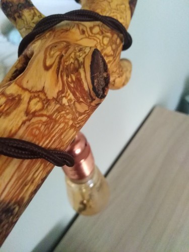 Lampada piantana legno design