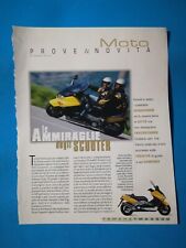 CLIPPING DI GIORNALE YAMAHA TMAX 500 SCOOTER DA COLLEZIONE - (96)