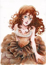 FEDERICA DI MEO Tavola Originale Disegno Signed Hand Drawn Convention Art Comix