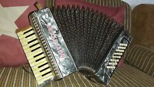 FISARMONICA LILLIPUT 3,2Kg. BUTTSTÄDT 32 BASSI ANTICA STAHL-TONE! V.Foto & Video