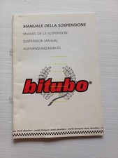 Bitubo 1997 manuale uso sospensioni ammortizzatori originale