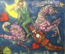 Antonio Squicciarini - Olio su Tela Originale - Opera Unica 50x60 cm - Autentica