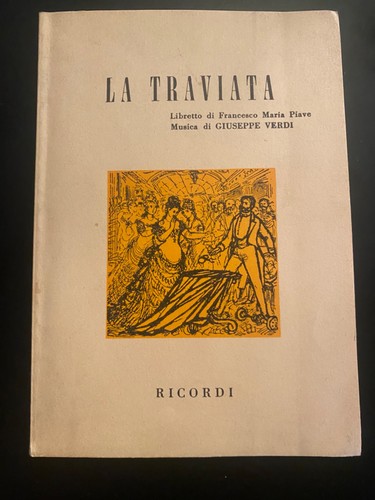 Vtg traviata libretto - la,