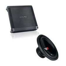 Alpine BBX-T600 600W Amplificatore 2Ch Cerwin Vega XED10V2 10" 800W Subwoofer