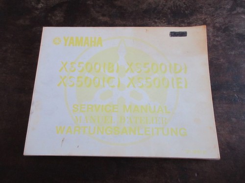 Yamaha xs500e xs500b - yamaha,