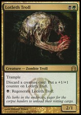 1x Carte Lotleth Troll Ritorno a Ravnica MtG Magic Gold Rare 1x1