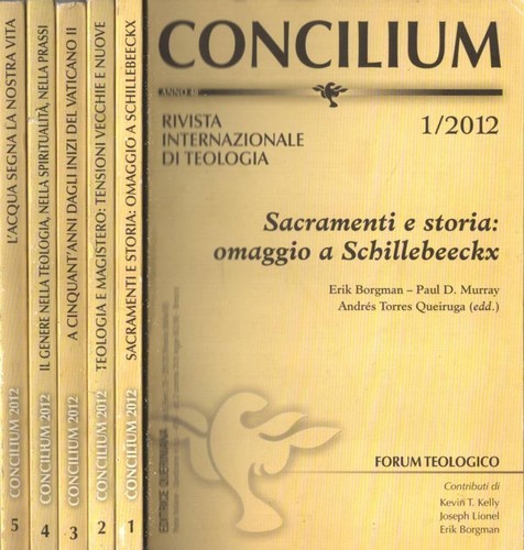 Concilium anno 2012 rivista - anno, 2012.