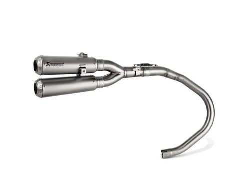 Scarico akrapovic inox - akrapovic, doppio