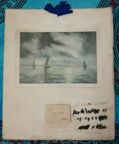 Calendario 1934 barche a - -,