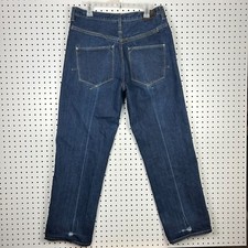 Rocawear Y2K Jeans 34x33 Streetwear Skate Baggy Blu Invecchiato Anni 90 Hip Hop