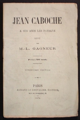 Jean caboche ses amis - caboche, a