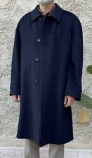 cappotto blu lana e cachemire