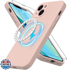 DEENAKIN per iPhone 13 Custodia Silicone con Protezione Schermo - [Compatibile con