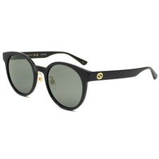 Gucci GG1339SK-001 Occhiali da Sole Uomo Rotondi Taglio UV Vestibilità Asiati...