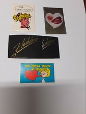 LOTTO 4 STICKERS ADESIVI + 1