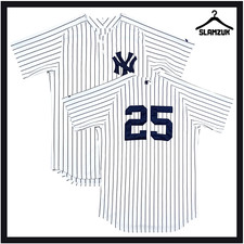 New York Yankees Baseball Jersey Majestic Large 44" Home Kit Shirt MLB 2009 V40