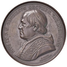 Medaglia Pio IX 47mm 50 Gr