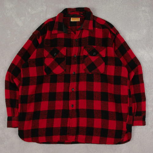 Giacca camicia stile lana - , a