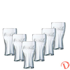 6 bicchieri Coca Cola 37 Cl
