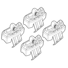 Kit attacchi barre portatutto