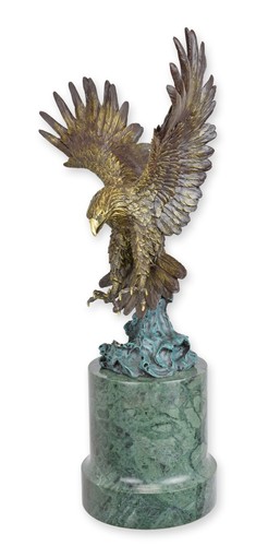 Una scultura bronzo - una,
