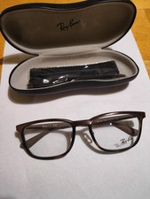 RAY-BAN Montatura Vista RB 7163 5200 Rettangolare Tartarugato Marrone Metallo...