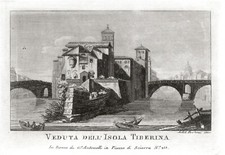 L' ISOLA TIBERINA, ROMA, di