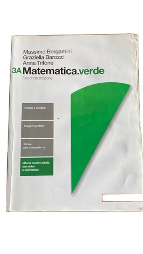 Matematica verde volume - volume, 3a