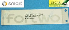 1 ADESIVO SCRITTA " FORTWO "