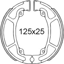 Coppia ganasce HONDA	PS 150i	150		2008	>	 RMS