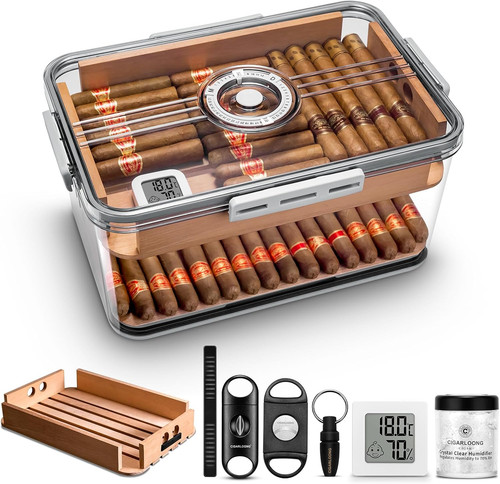 Scatola humidor per sigari con - scatola,