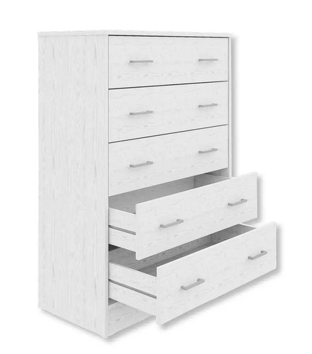Cassettiera cassetti bianco - 5,