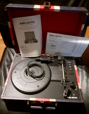  Majestic TT-43 BT/USB/SD/AX Giradischi con trasmissione a cinghia Blu, Rosso