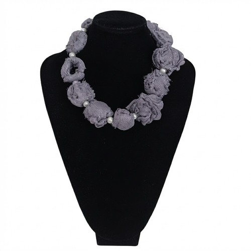 Collana boho chic - boho, grigio