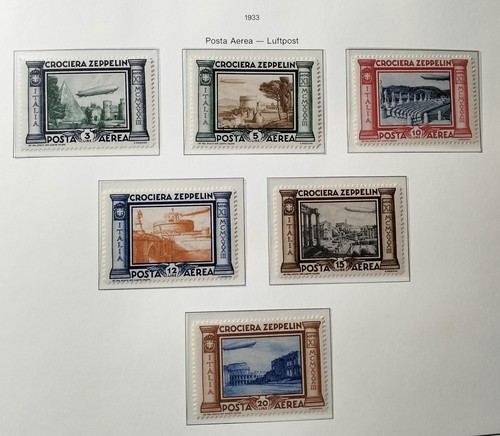 Regno italia 1933 serie - regno, d'italia.
