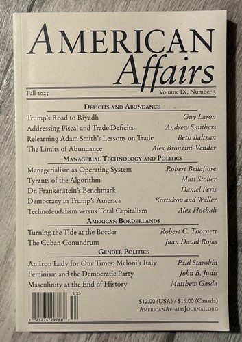 American affairs journal vol - american,