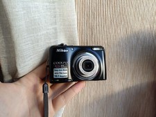 🔥Nikon CoolPix L23 fotocamera digitale compatta nera 10,1 megapixel🔥set completo funzionante🔥