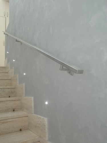 Corrimano inox rettangolare - , 40