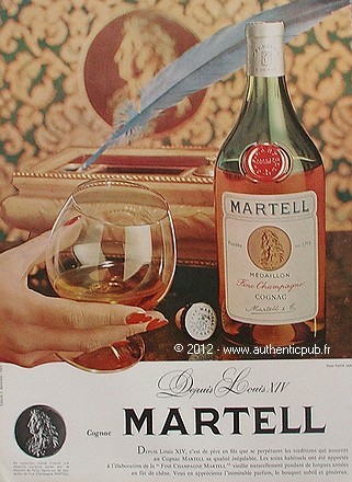 Publicite martell cognac - publicite,