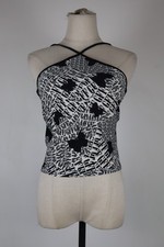 GIANFRANCO FERRE' GFF MAGLIA TOP DONNA TG. 44 T-SHIRT ITALY CASUAL VINTAGE NYLON