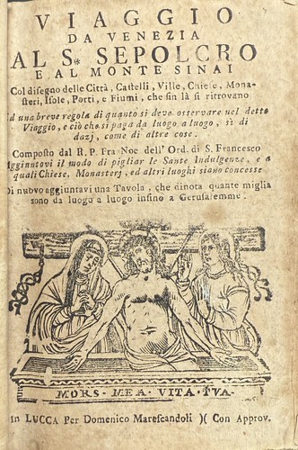 1700 viaggio venezia noe - viaggio, da