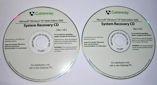 Gateway windows tablet - gateway, xp